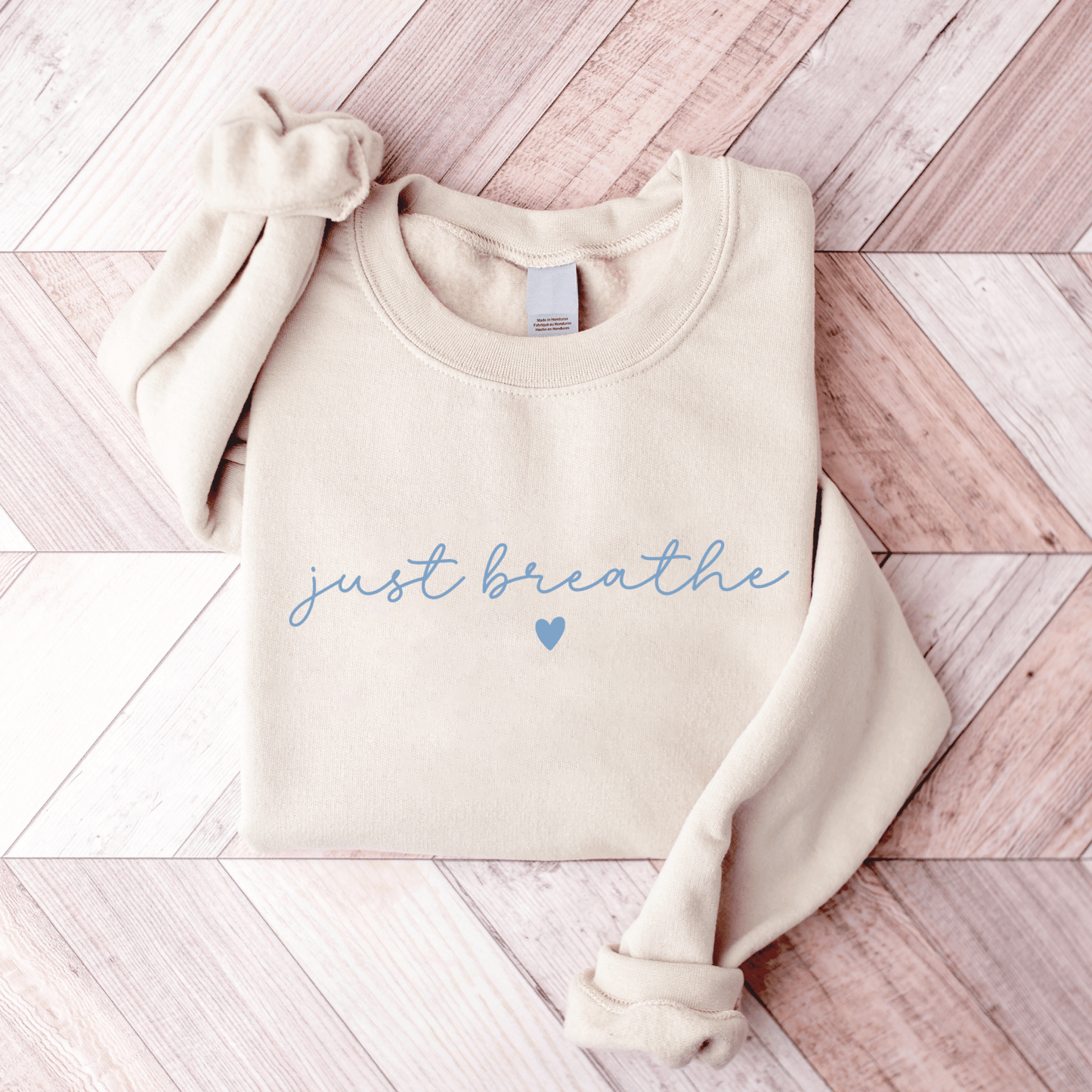 Just Breathe Vanilla Sweatshirt