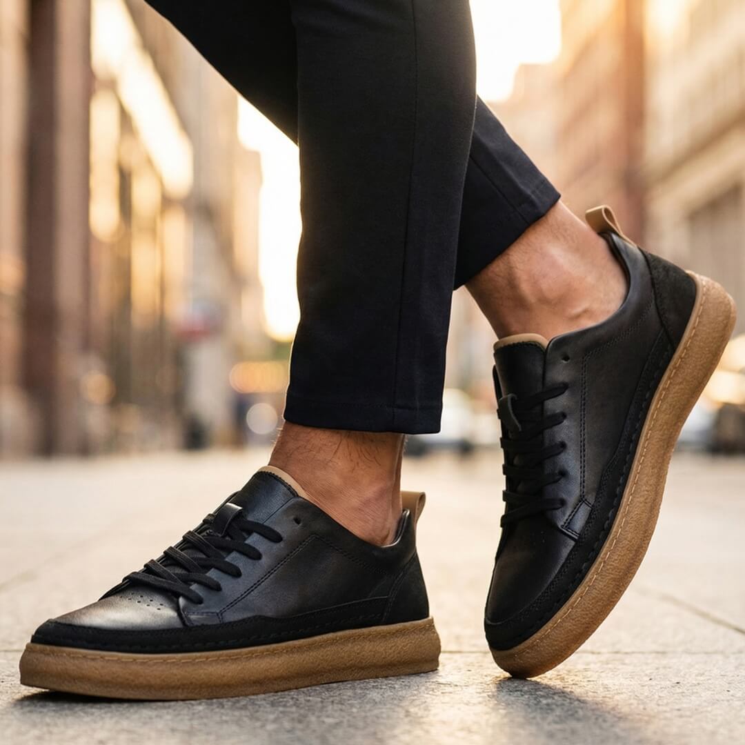 Ercole | Artisan Hand-Sewn Leather Low-Tops