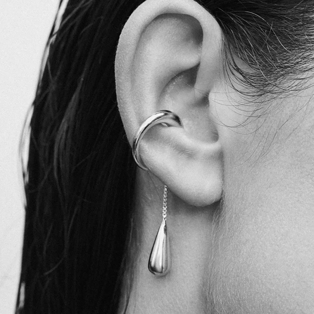 Studio Line Cuff Earring