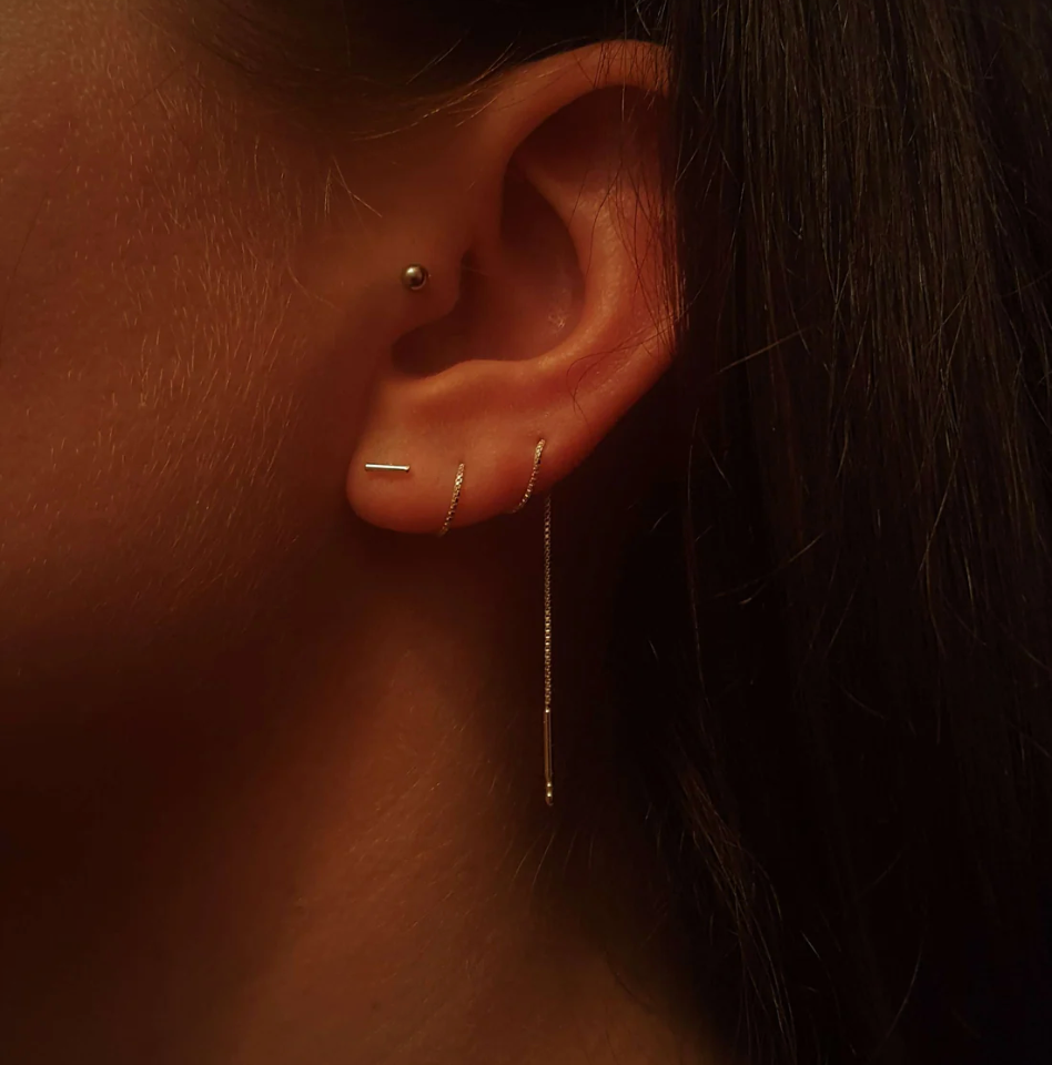 Ena Sol Chain Earrings