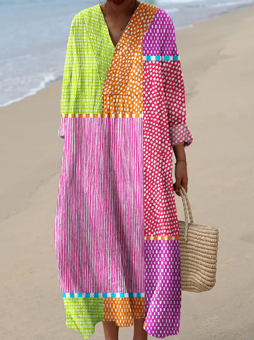 Renata|Multicolor Print Dress