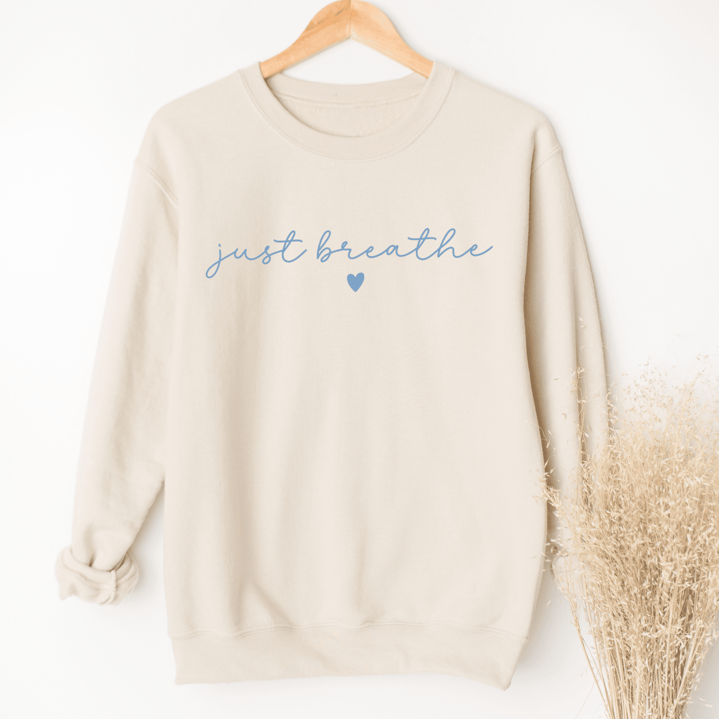 Just Breathe Vanilla Sweatshirt