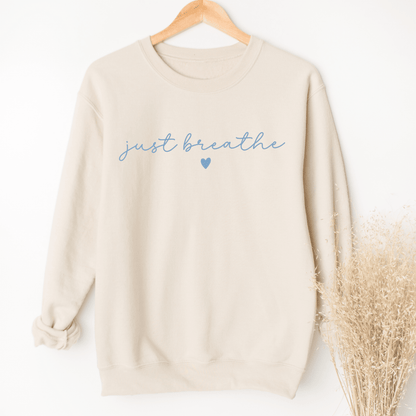 Just Breathe Vanilla Sweatshirt