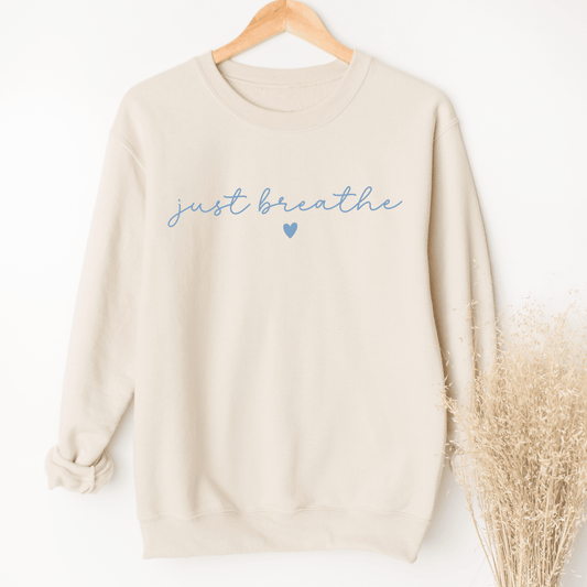 Just Breathe Vanilla Sweatshirt