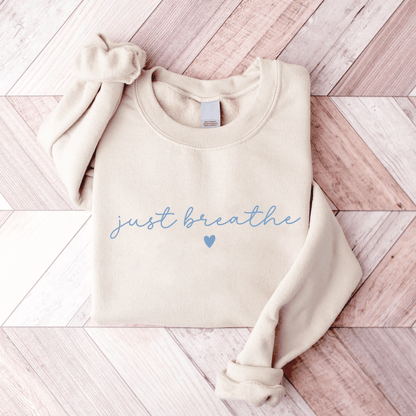 Just Breathe Vanilla Sweatshirt