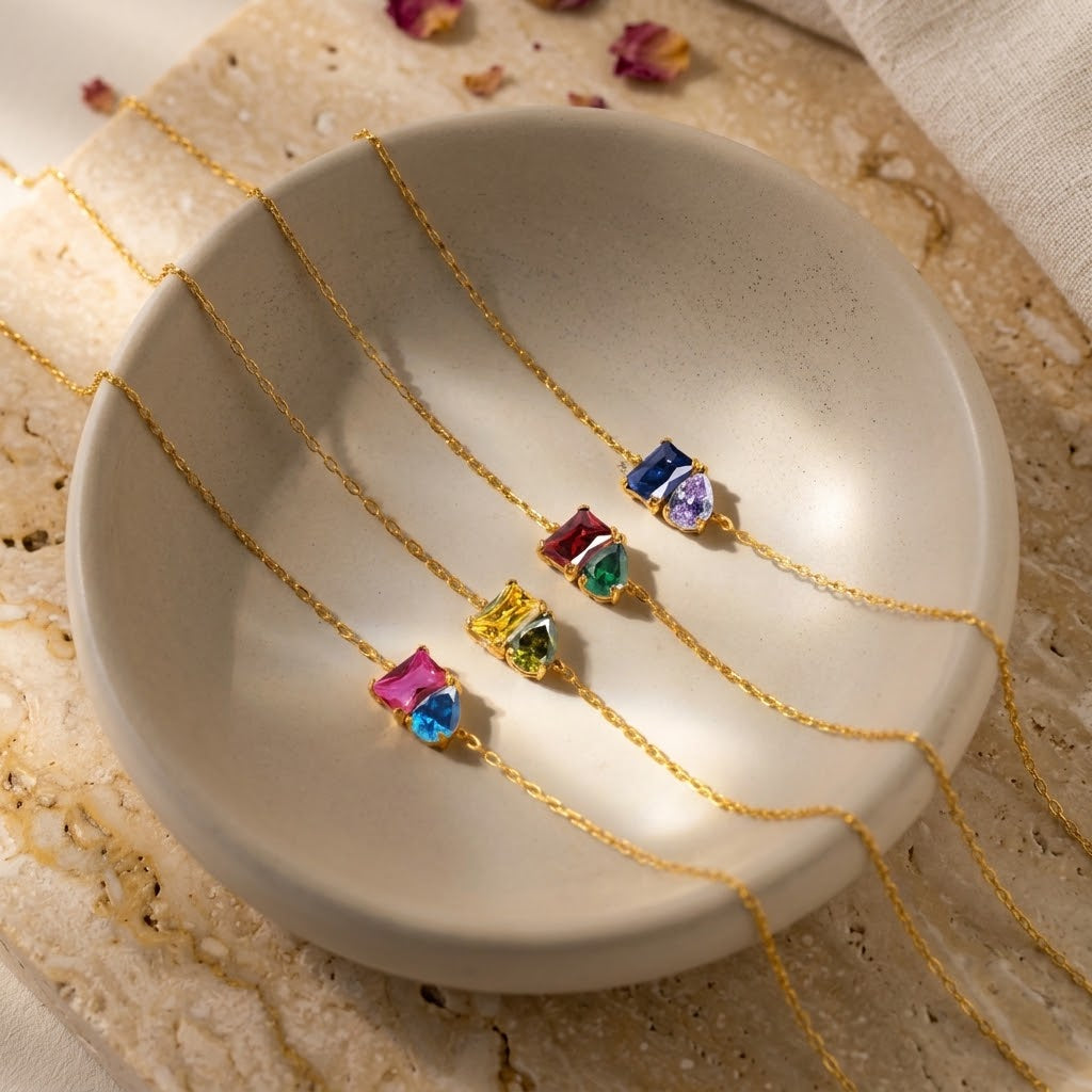 Toi Et Moi Birthstone Bracelet
