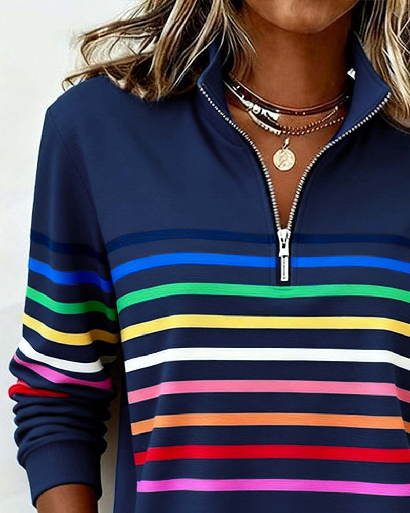 Sanne™ | Colorful Stripe Knit