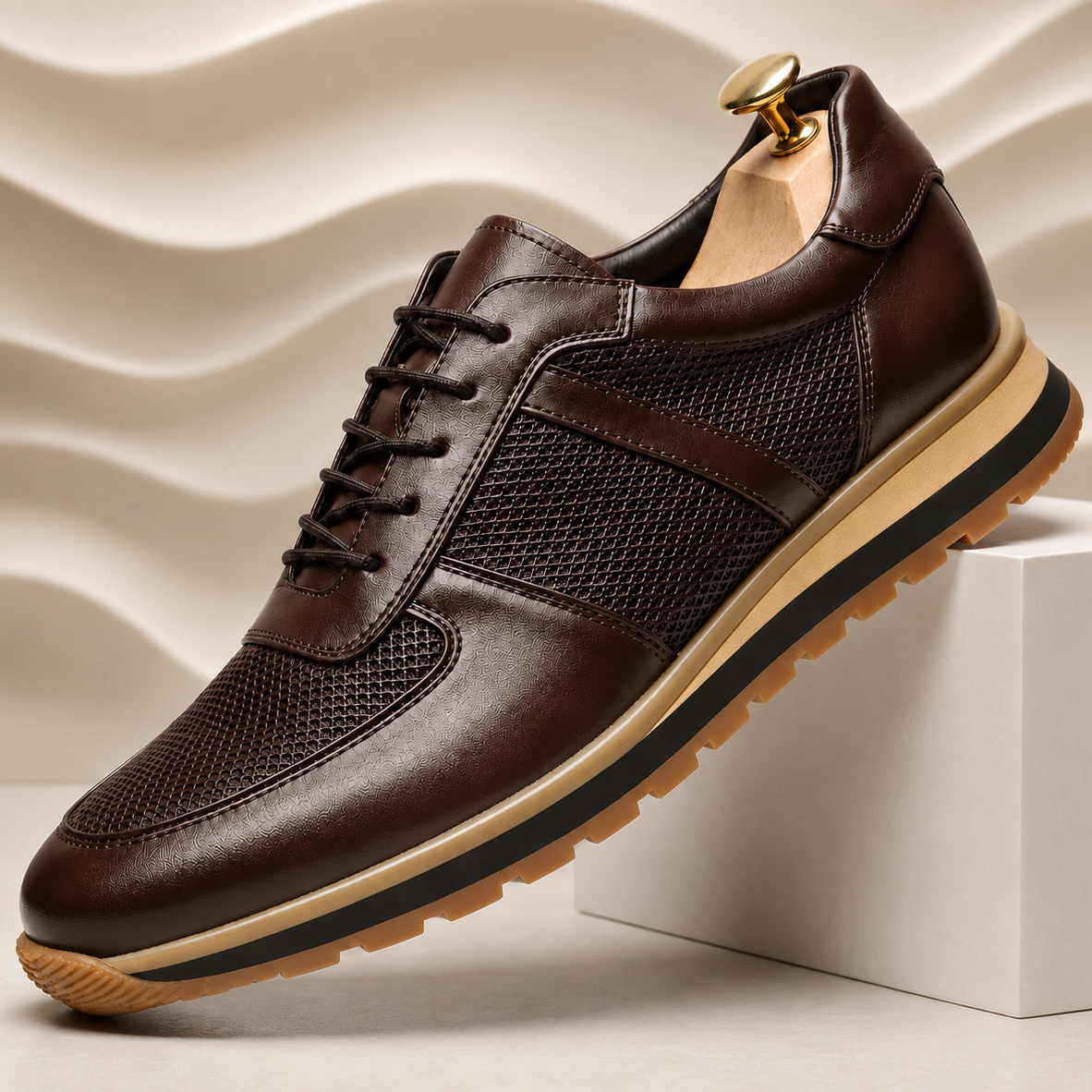 Milano | Men's Full-Grain Leather Low-Tops