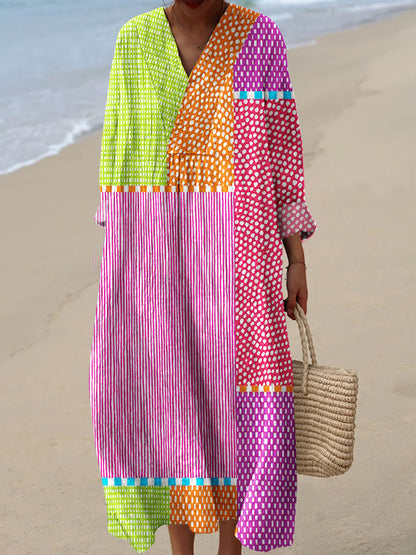 Renata | Vibrant Mosaic Maxi