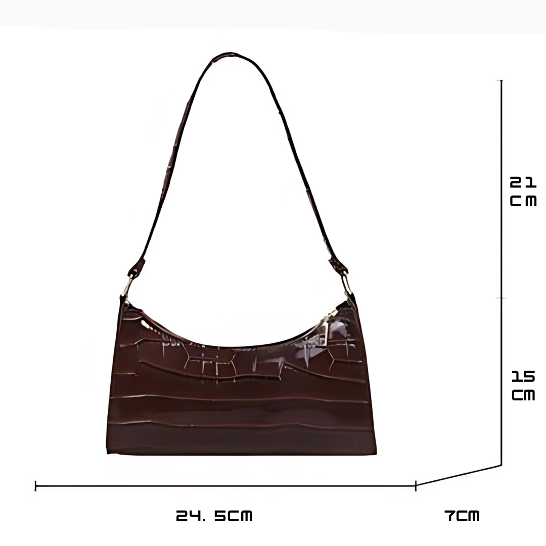 Solene™ | Glossy Leather Everyday Bag