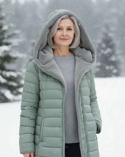 Olivia™ | Quilted A-Line Winter Coat