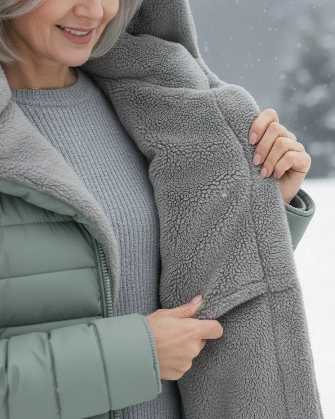 Olivia™ | Quilted A-Line Winter Coat