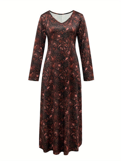 Kendal | Floral Print Maxi Dress