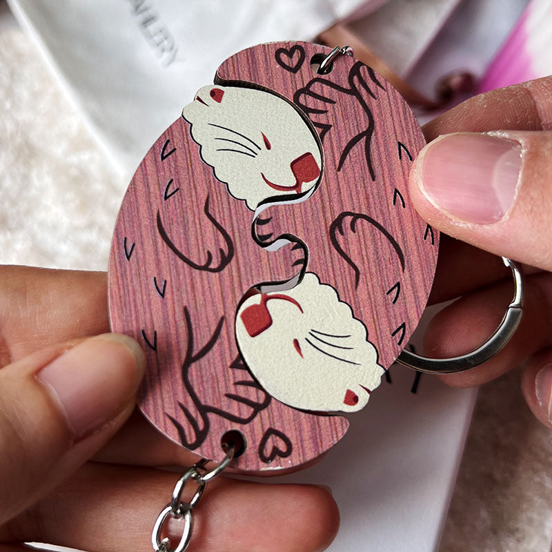 Loving Otters Keychain Set (2 Pieces)