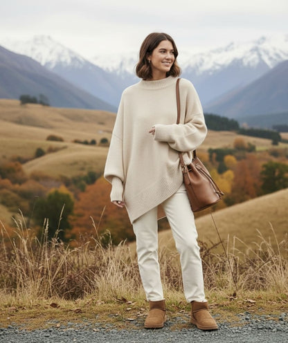 Elodie | Wool-Blend Oversized Jumper