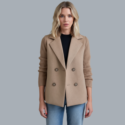 Sasha™ | Ribbed Blazer Coat