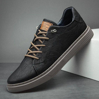 Dario |Minimalist Executive Leather Low-Tops