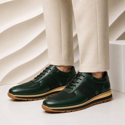 Milano | Men's Full-Grain Leather Low-Tops