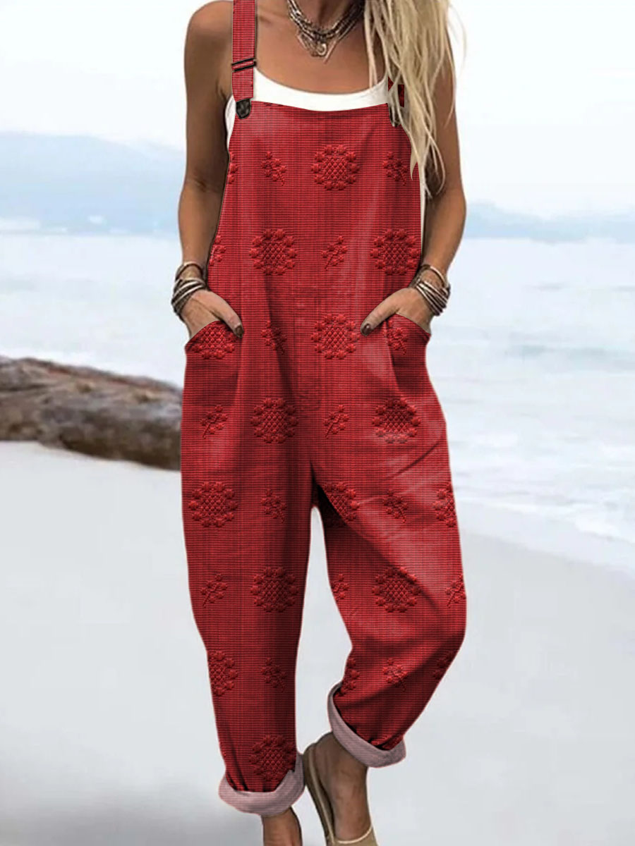Freja | Relaxed Print Jumpsuit