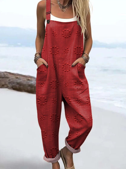 Freja | Relaxed Print Jumpsuit