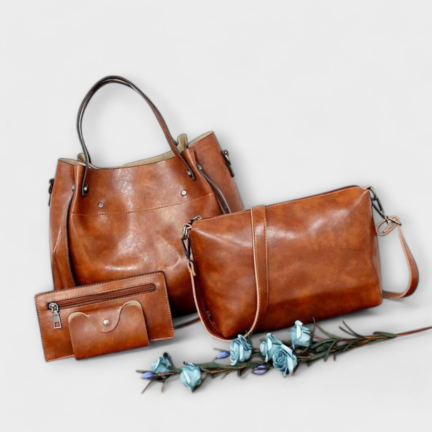 Evadne™ | 4-Piece Vintage Bag Set