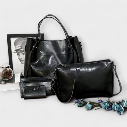 Evadne™ | 4-Piece Vintage Bag Set