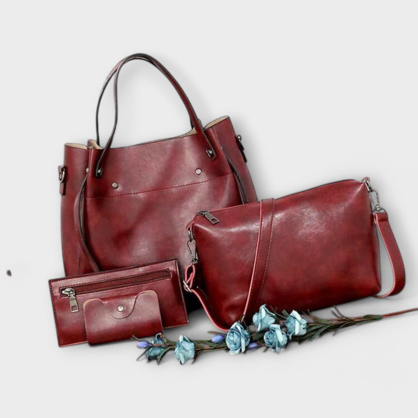 Evadne™ | 4-Piece Vintage Bag Set