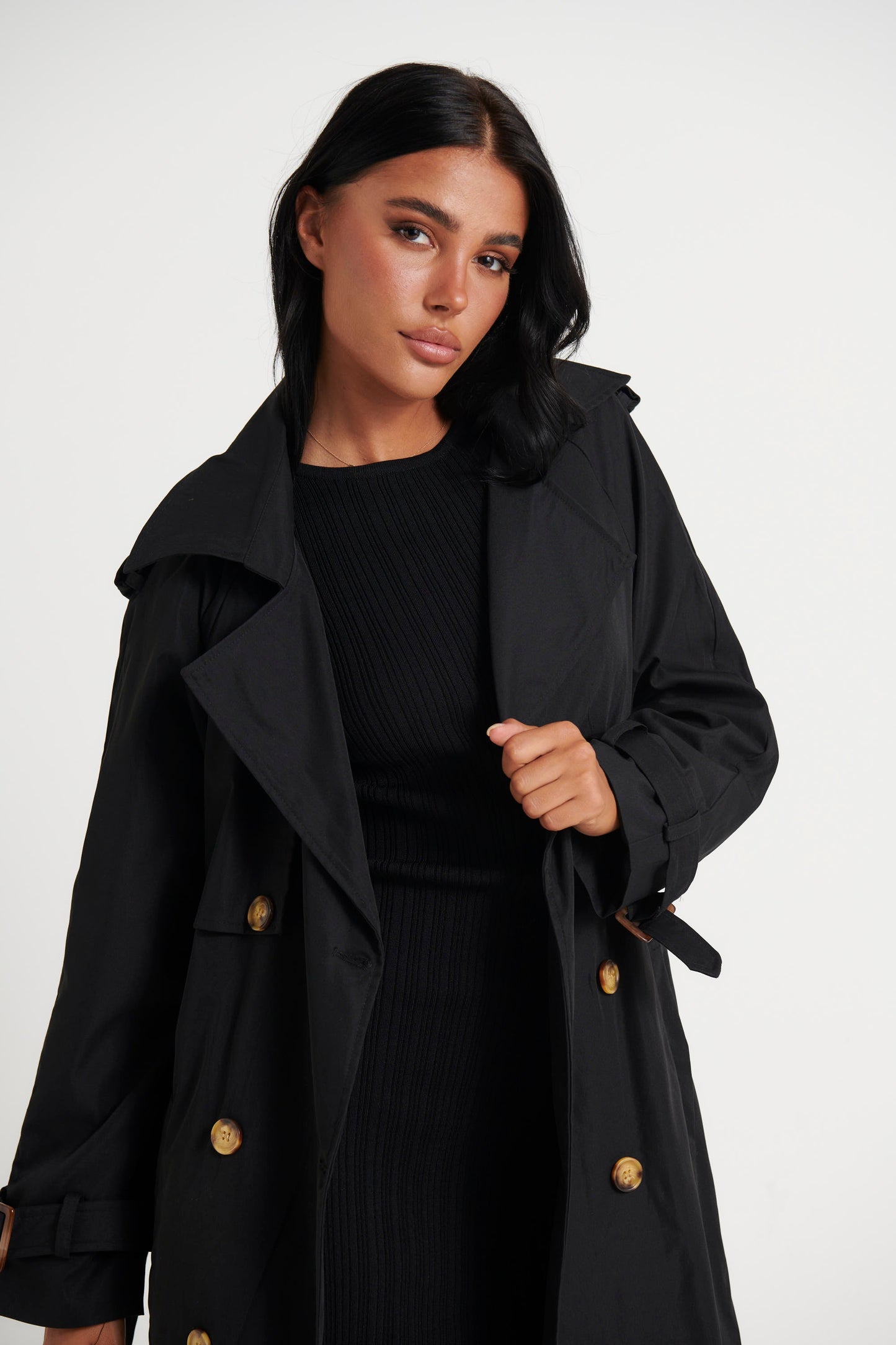 Lia Trench Black