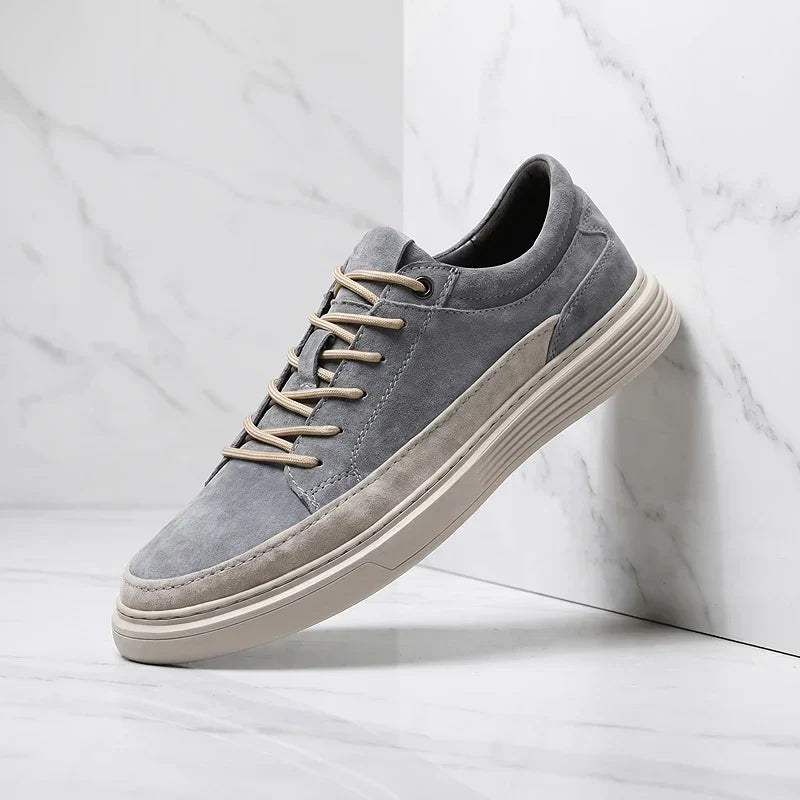 Enzo | Cushioned Suede Casual Sneakers