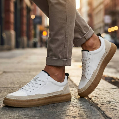 Ercole | Artisan Hand-Sewn Leather Low-Tops