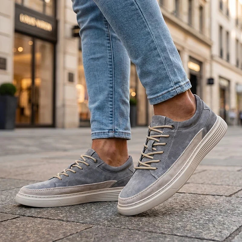 Enzo | Cushioned Suede Casual Sneakers