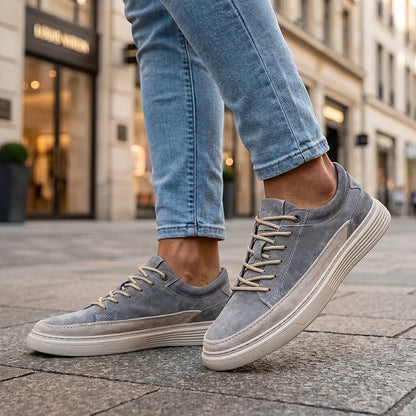 Enzo | Cushioned Suede Casual Sneakers