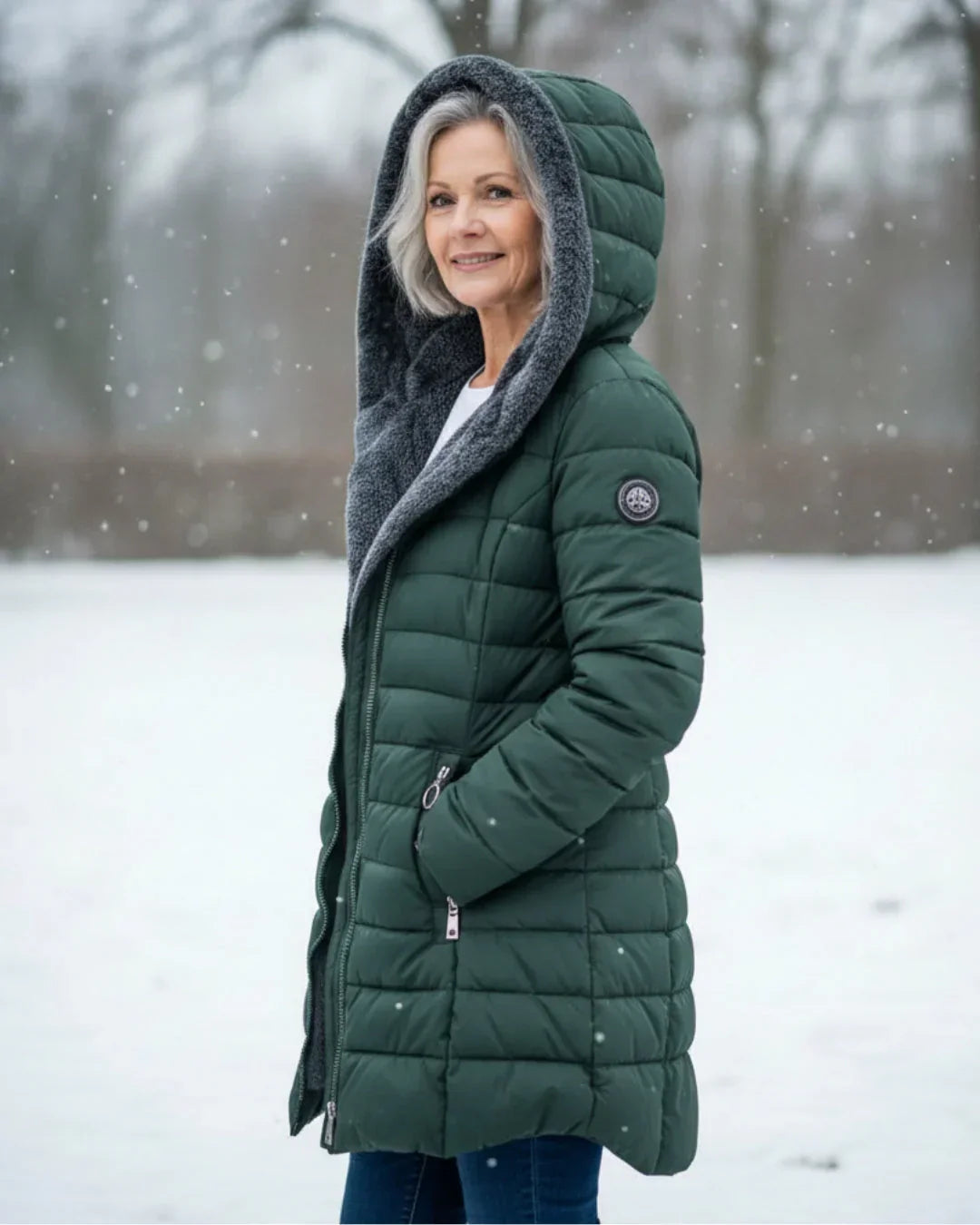 Olivia™ | Quilted A-Line Winter Coat