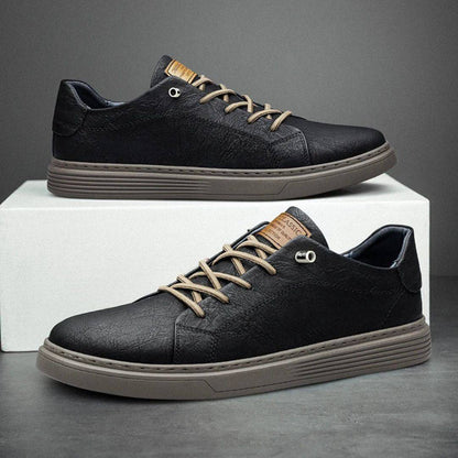 Dario |Minimalist Executive Leather Low-Tops