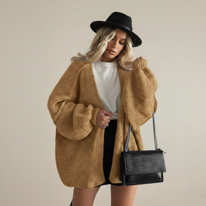 The Oversized Cardie™ | Relaxed Knit Cardigan