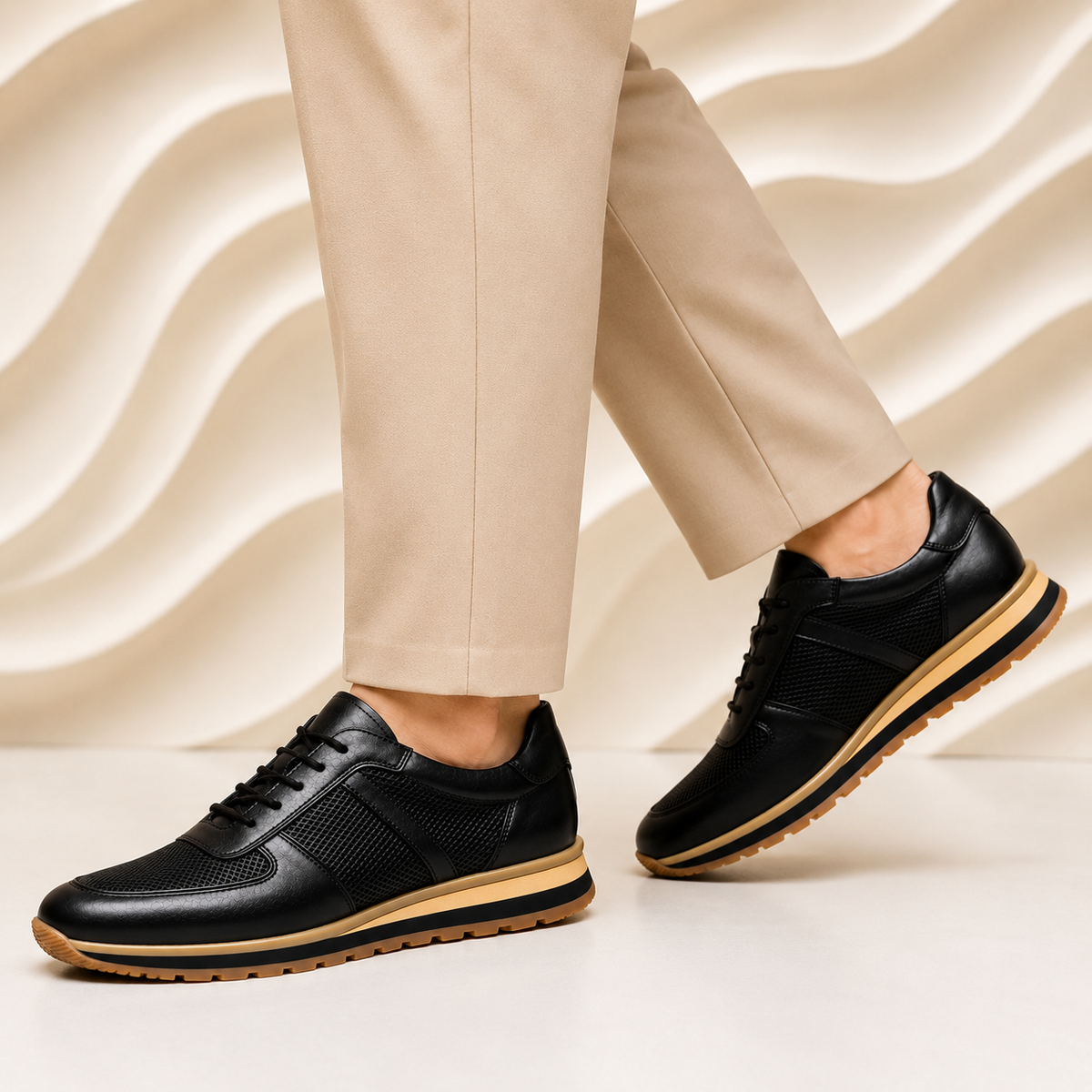Milano | Men's Full-Grain Leather Low-Tops