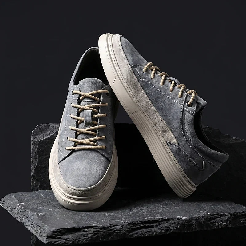Enzo | Cushioned Suede Casual Sneakers