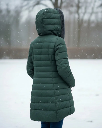 Olivia™ | Quilted A-Line Winter Coat