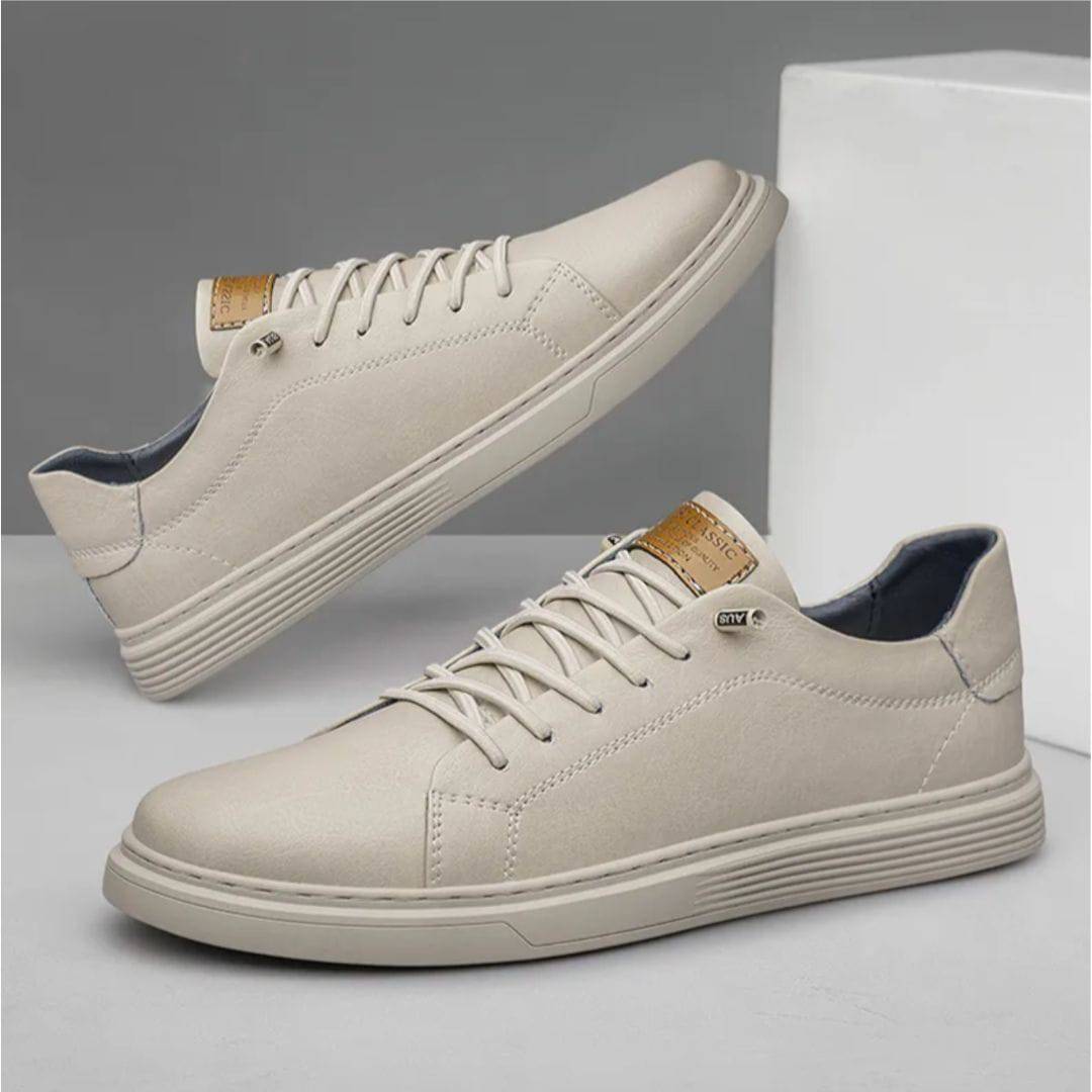 Dario |Minimalist Executive Leather Low-Tops