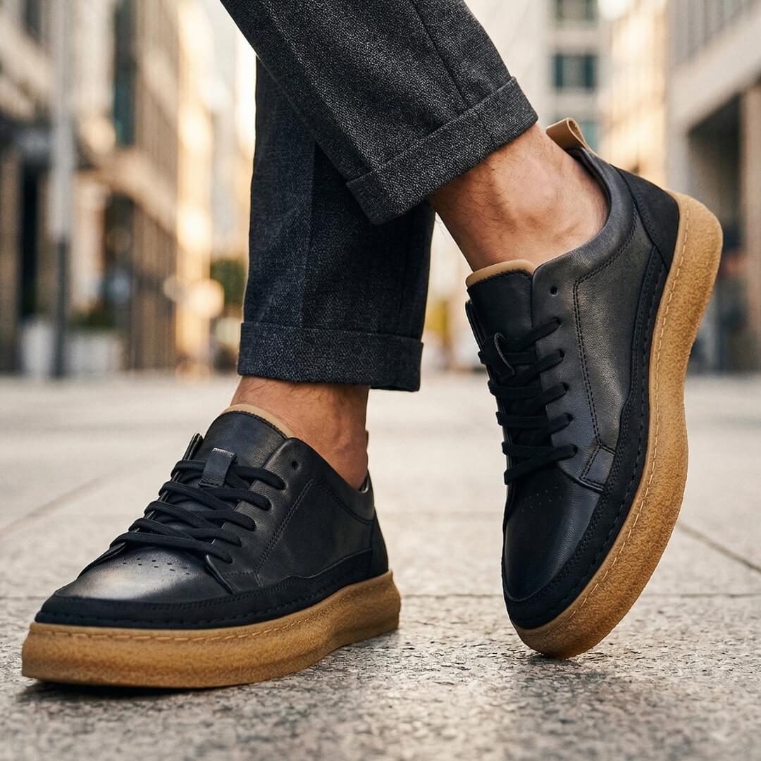 Ercole | Artisan Hand-Sewn Leather Low-Tops