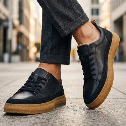 Ercole | Artisan Hand-Sewn Leather Low-Tops