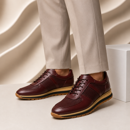 Milano | Men's Full-Grain Leather Low-Tops