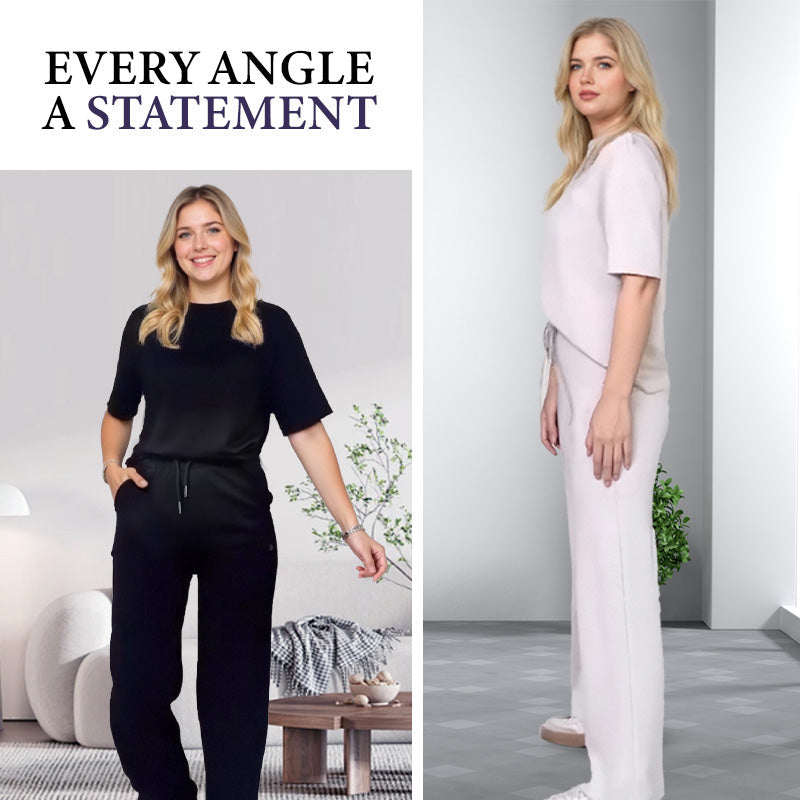 Women's Chic Top & Matching Pants 2-Piece Outfit — Anniversary Edit