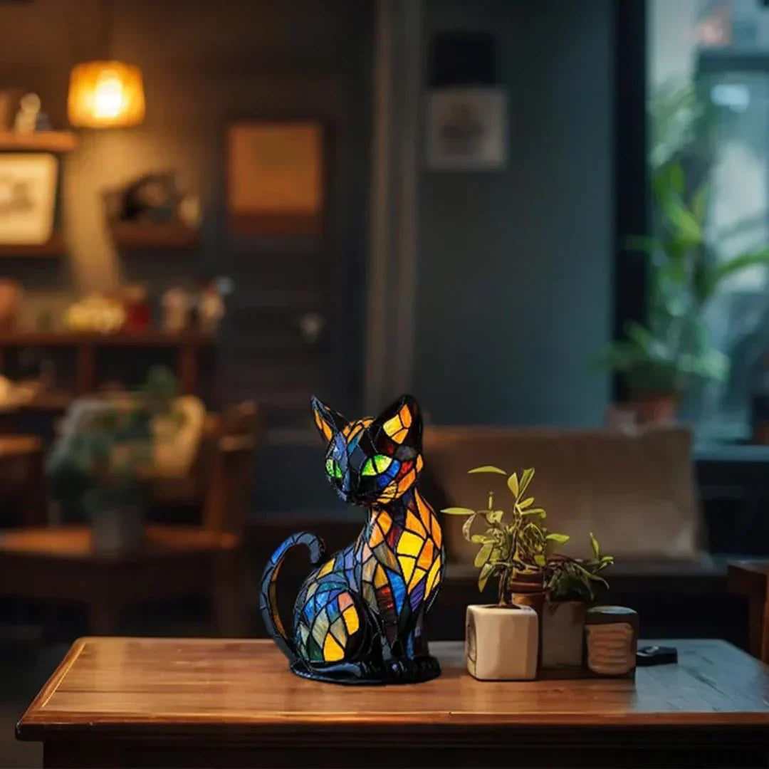 The Luna Lamp: A Feline Glow for the Soul - Aurora Classics
