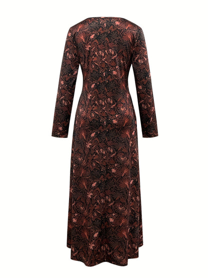 Kendal | Floral Print Maxi Dress