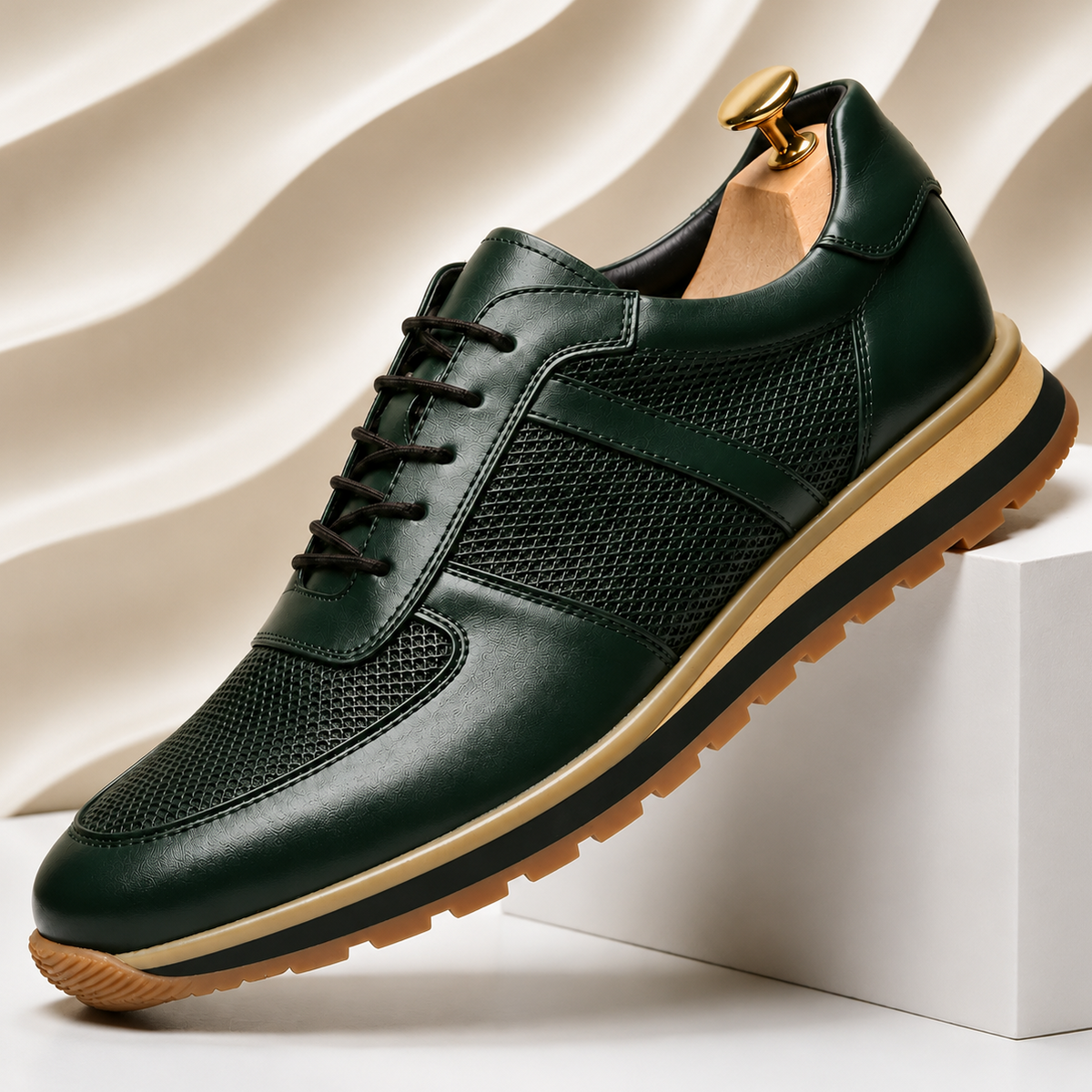 Milano | Men's Full-Grain Leather Low-Tops