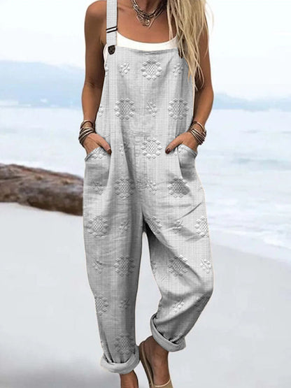 Freja | Relaxed Print Jumpsuit
