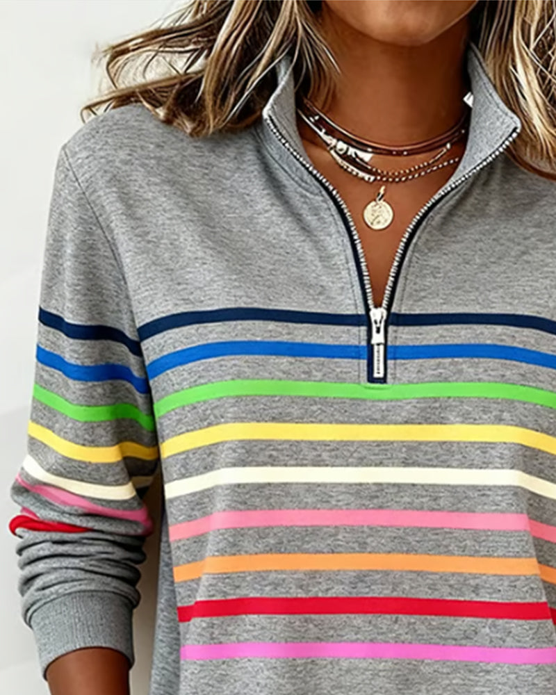 Sanne™ | Colorful Stripe Knit