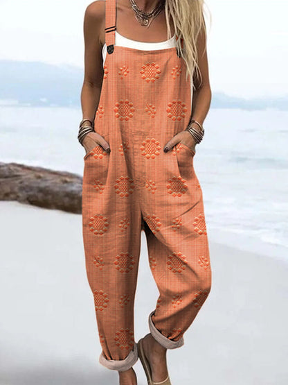 Freja | Relaxed Print Jumpsuit