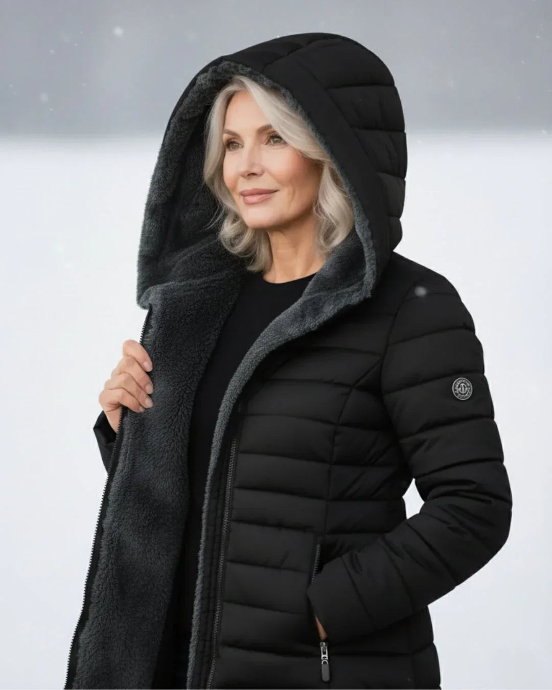 Olivia™ | Quilted A-Line Winter Coat